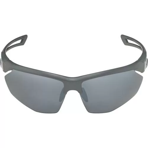Alpina Nylos Hr Sonnenbrille - midnight-grey matt, silver mirror cat. 3