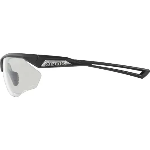 Alpina Nylos Hr Sonnenbrille - black transparent mat, clear mirror cat.1