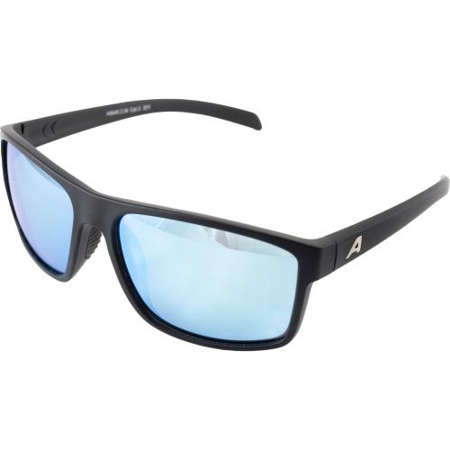 Preview: Alpina Nacan I Sonnenbrille - black matt, blue mirror cat.3
