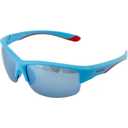 Alpina Flexxy Youtht Kinder Sonnenbrille - blue-red mat, red mirror cat. 3