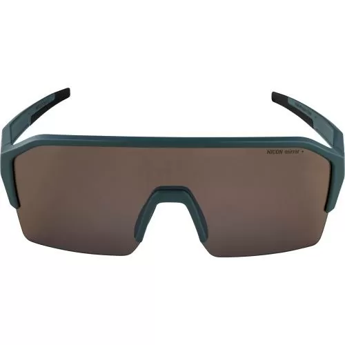 Alpina RAM HR Q-LITE Sonnenbrille - dirt-blue matt, silver mirror