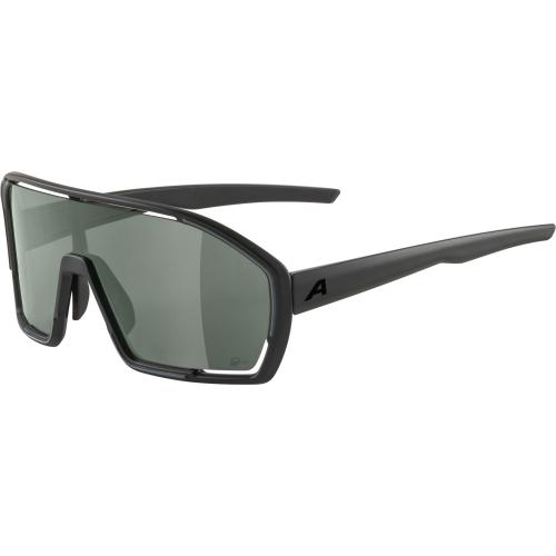 Preview: Alpina BONFIRE Q-LITE Sonnenbrille - black matt, silver mirror