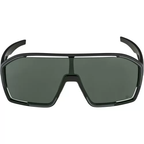 Alpina BONFIRE Q-LITE Sonnenbrille - black matt, silver mirror