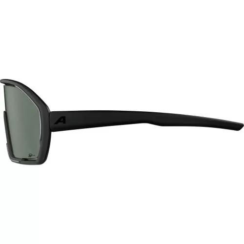 Alpina BONFIRE Q-LITE Sonnenbrille - black matt, silver mirror