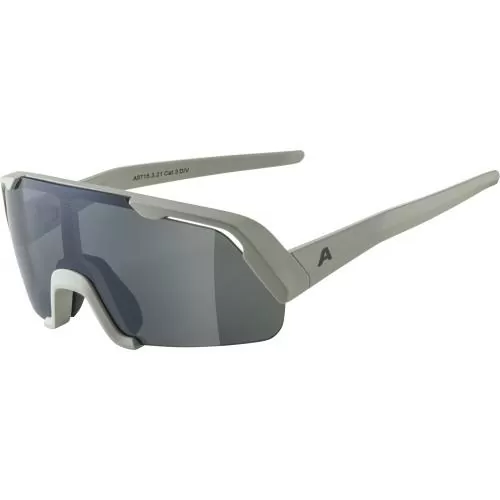 Alpina Rocket Junior Sonnenbrille - Cool-Gray Matt, Black Mirror