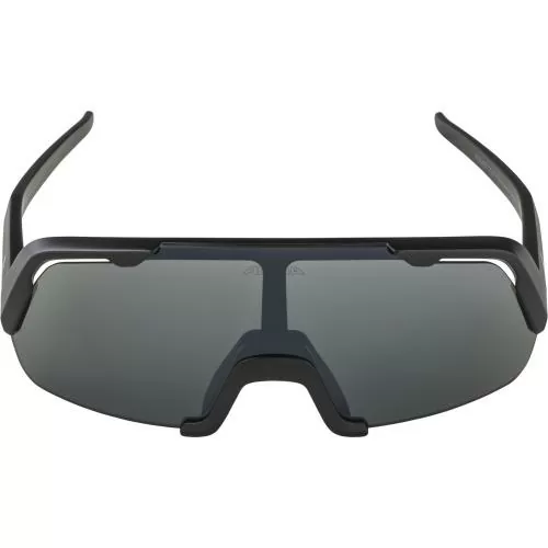 Alpina Rocket Junior Sonnenbrille - Black Matt, Black Mirror