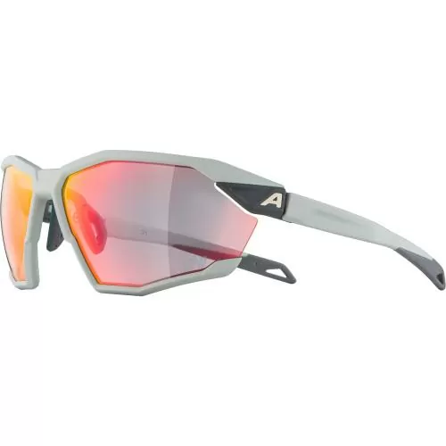 Alpina Twist Six Mattqv Sunglasses - smoke, qv mirror rainbow