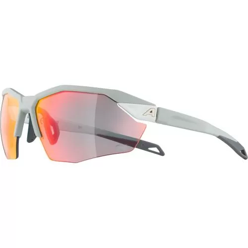 Alpina Twist Six S Hr Qv Sonnenbrille - smoke-grey matt, qv rainbow mirror