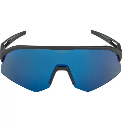 Alpina Sonic Hr Q-Lite Sonnenbrille - black matt, blue cat. 3