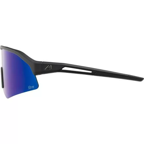 Alpina Sonic Hr Q-Lite Sonnenbrille - black matt, blue cat. 3