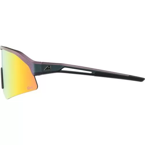 Alpina Sonic Hr Q-Lite Sonnenbrille - black matt-purple, pink cat. 2