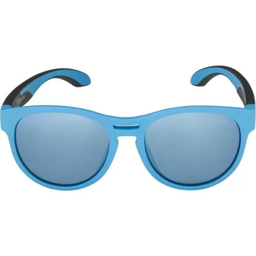 Alpina Jola Kinder Sonnenbrille - blue-black matt, blue mirror cat. 3