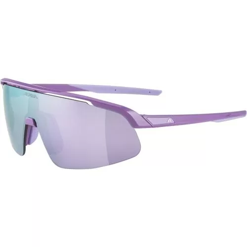 Alpina Turbo Pro Youth Kinder Sonnenbrille - berry gloss, lilac mirror cat.3