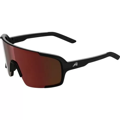 Alpina Lumin Sportbrille - black matt, red mirror cat. 3