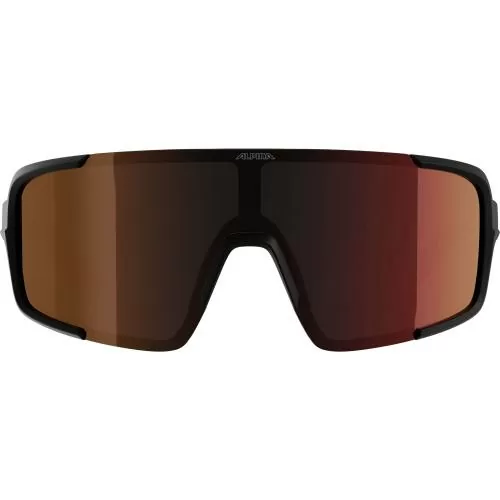Alpina Lumin Sportbrille - black matt, red mirror cat. 3