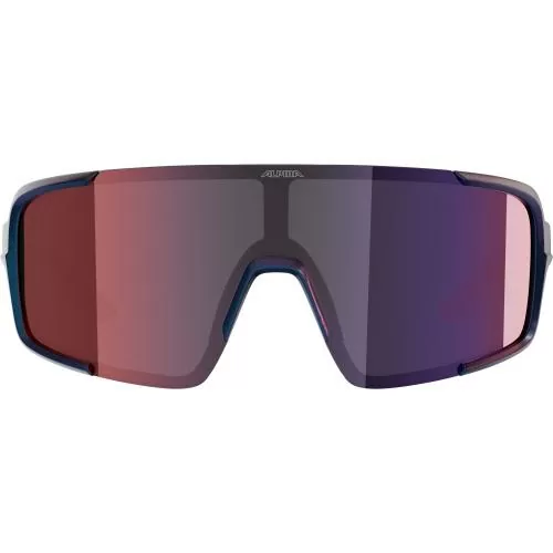 Alpina Lumin Sportbrille - black-purple matt, purple mirror cat. 2