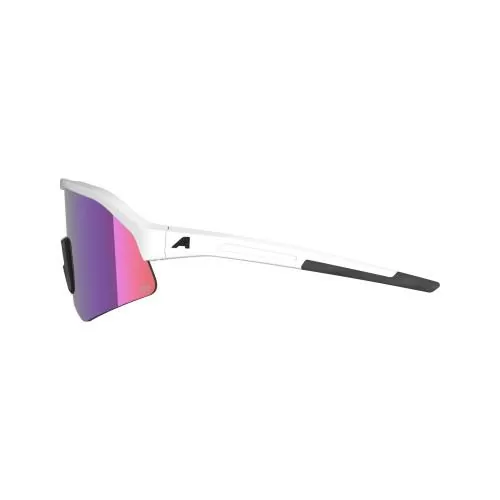 Alpina Sonic Hr M Q-Lite Sportbrille - white gloss, pink cat. 2