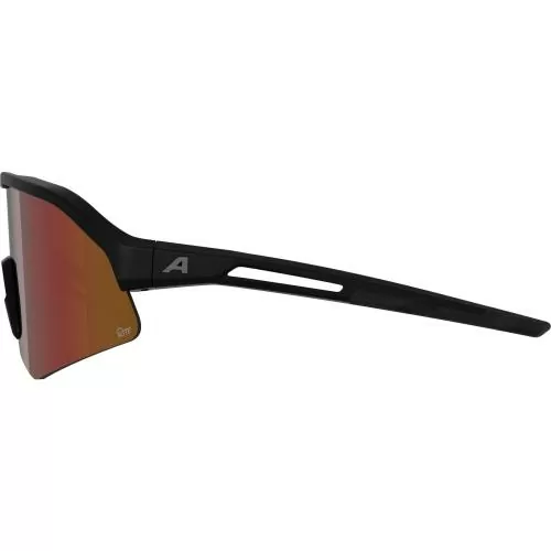 Alpina Sonic Hr M Q-Lite Sports Glasses - black matt, red cat.2