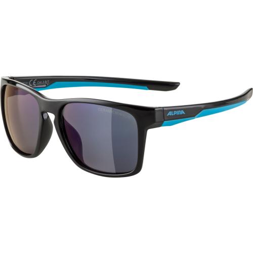 Preview: Alpina FLEXXY COOL KIDS I Sonnenbrillen - Black Cyan Mirror Blue