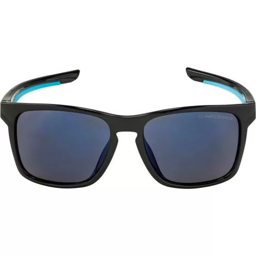 Alpina FLEXXY COOL KIDS I Sonnenbrillen - Black Cyan Mirror Blue