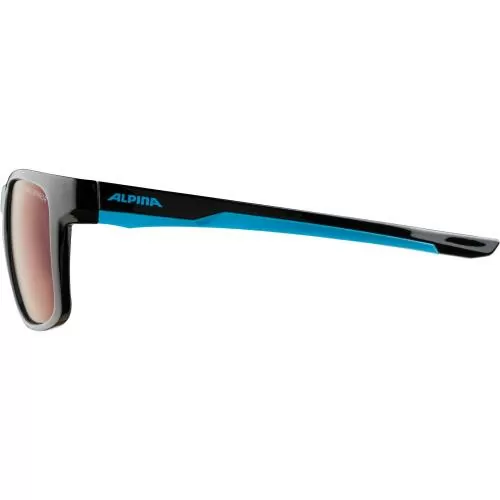 Alpina FLEXXY COOL KIDS I Sonnenbrillen - Black Cyan Mirror Blue