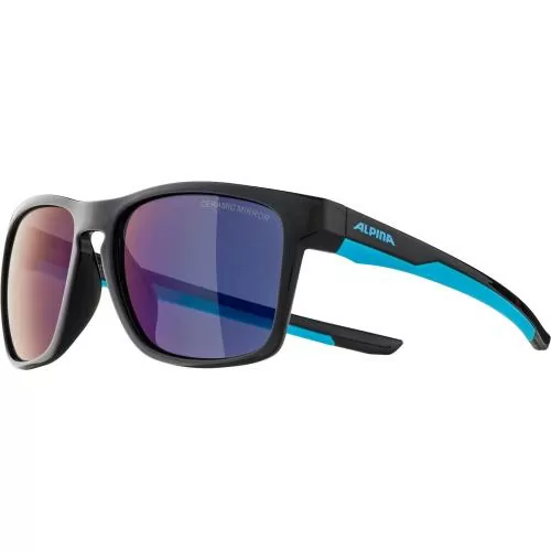 Alpina FLEXXY COOL KIDS I Sonnenbrillen - Black Cyan Mirror Blue