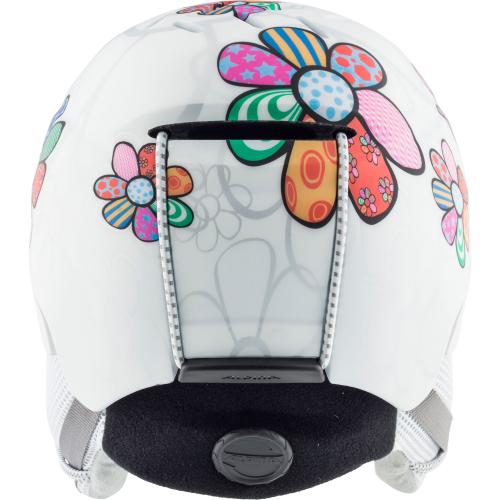 Preview: Alpina Pizi Skihelm - Patchwork-Flower Matt