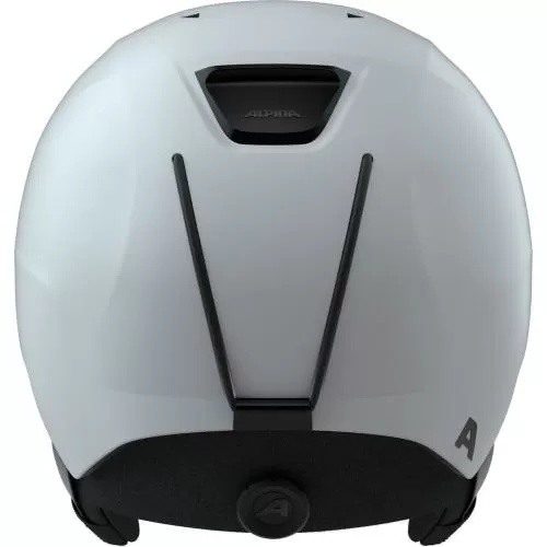 Alpina Brix Skihelm - White Metallic Gloss