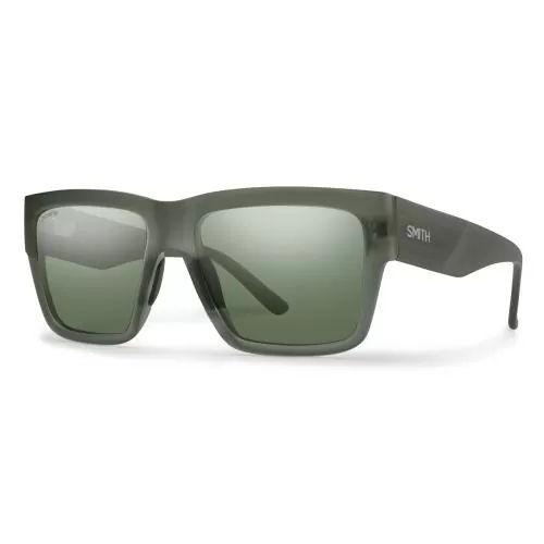 Smith Lineup - matte moss crystal/polarized gray green