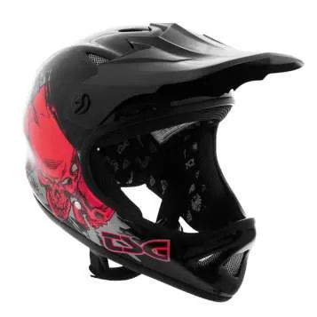 TSG Bike Helmet Staten Art Design - Redskulls