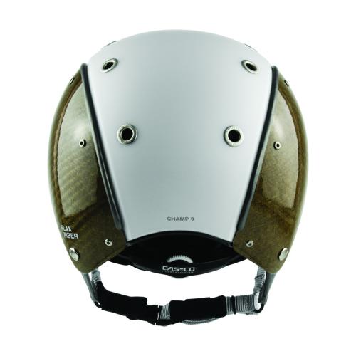 Preview: Casco Champ 3 Flachsfaser Reithelm - Weissgrau