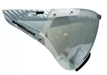 Casco SPEEDmask Carbon Visor - clear-silver mirror