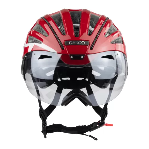 Casco SPEEDairo Aero Velohelm - crimson rot