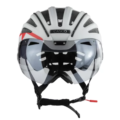 Casco SPEEDairo Aero Liberty Velohelm - weiss-blau-rot