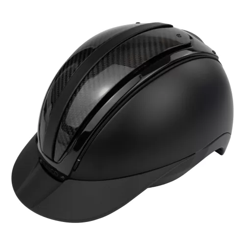 Casco DUELL one Carbon Reithelm - black