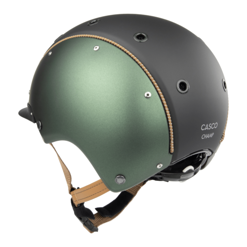 Preview: Casco Champ Regal Reithelm - green