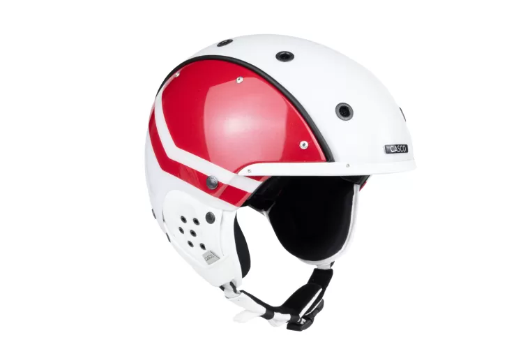 Casco SP-3 Spectre Ruby Skihelm - weiss-rot