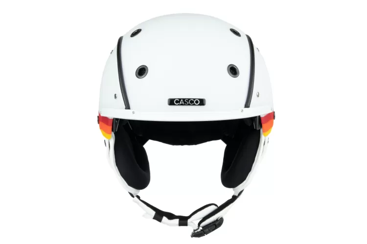 Casco SP-3 Nostalgia Multi Skihelm - weiss-bunt