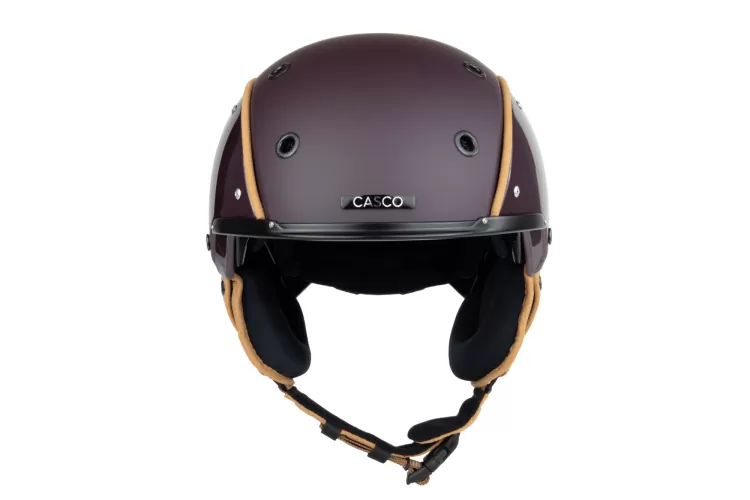 Casco SP-3 Academia Merlot Skihelm - rot-braun