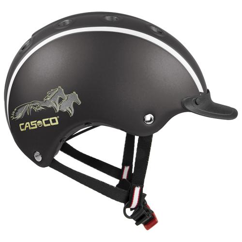 Preview: Casco Choice Kinder Reithelm - braun metallic