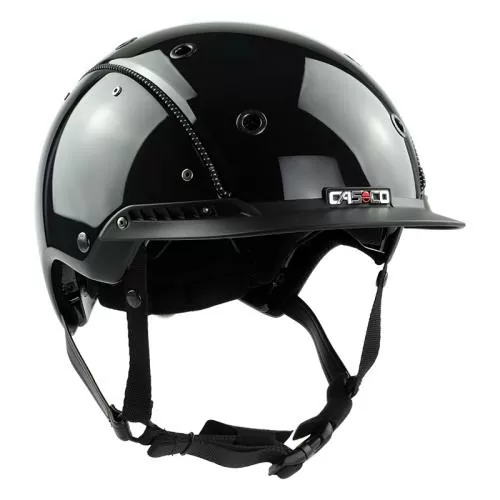 Casco Champ-3 Plus Reithelm - schwarz glanz