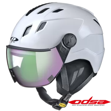 CP Ski Helmet CORAO + - White Shiny
