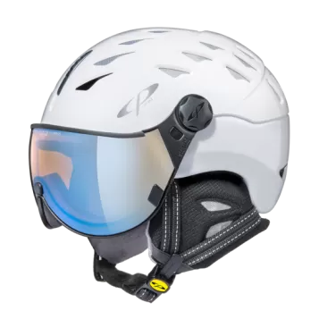 CP Ski Helmet Cuma - White Shiny
