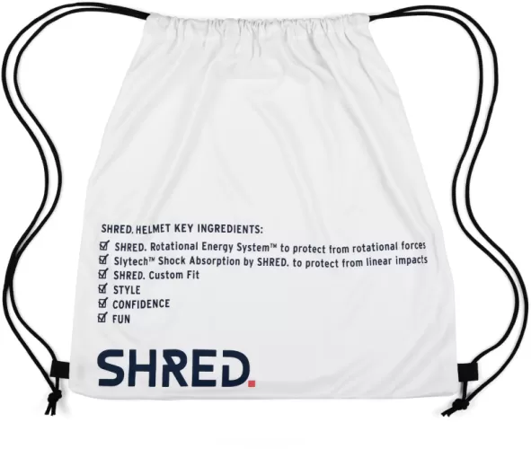 SHRED. HELMET BAG HELMET ACCESSORIES - white