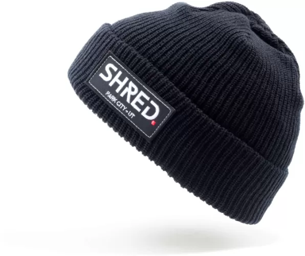 SHRED. LOWELL BEANIE HATS - BLACK