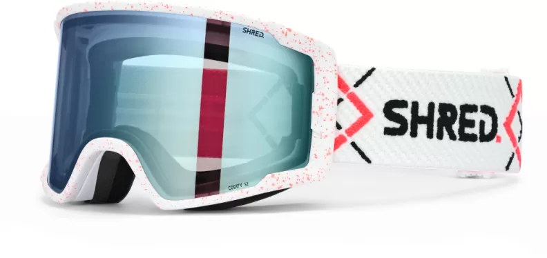 SHRED. CODIFY SNOW GOGGLES - bigshow white/rust - CBL 2.0 ice mirror