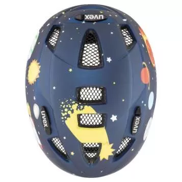 Uvex Bike Helmet Kids Kid 2 CC - Dark Blue Rocket Mat