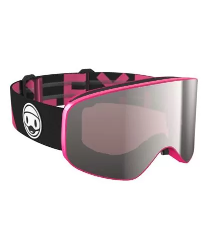 Flaxta Skibrille Prime Junior - black/pink