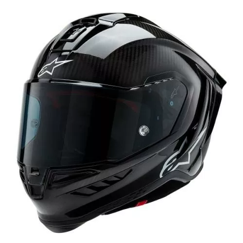 Alpinestars Supertech R10 Solid Helmet - black carbon m&g