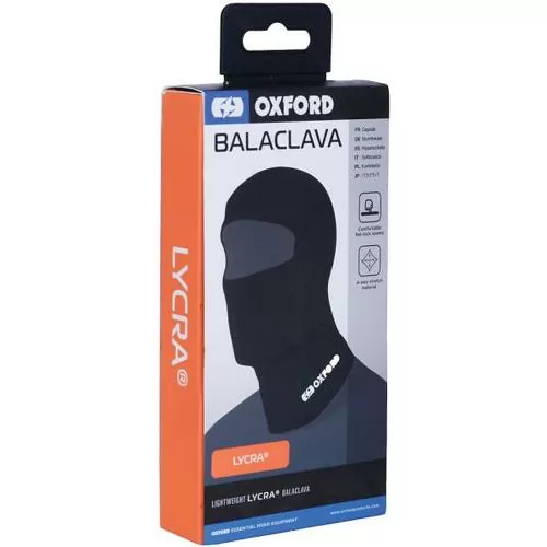 Oxford Balaclava Lycra Black - 